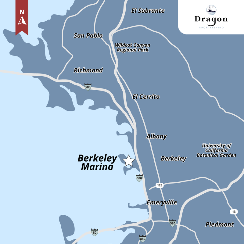 Dragon Sport Fishing - Berkeley Map